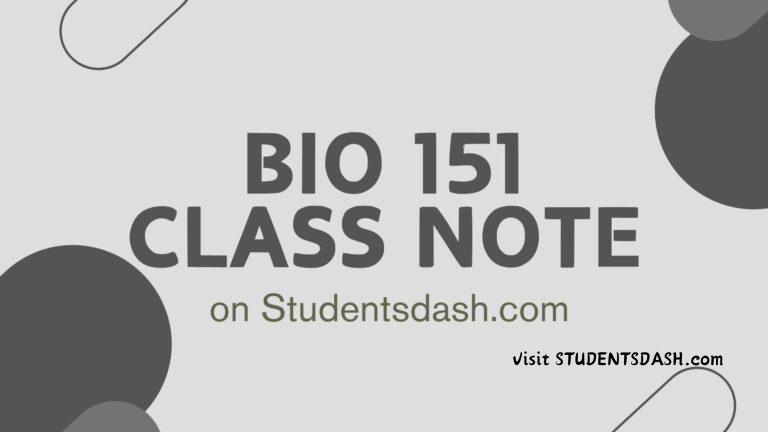 BIO 151 FULL NOTE – Medical Genetics