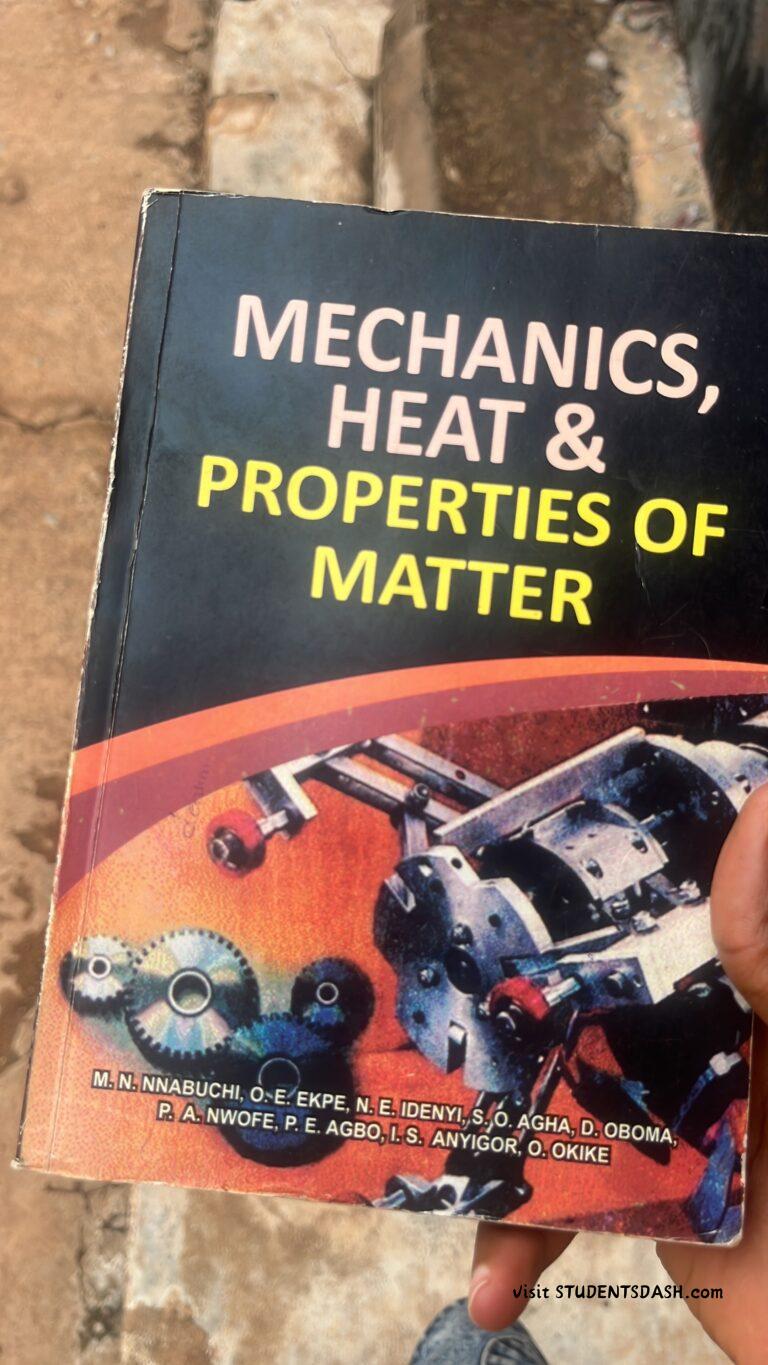 PHY 101 Textbook Assignments Solutions