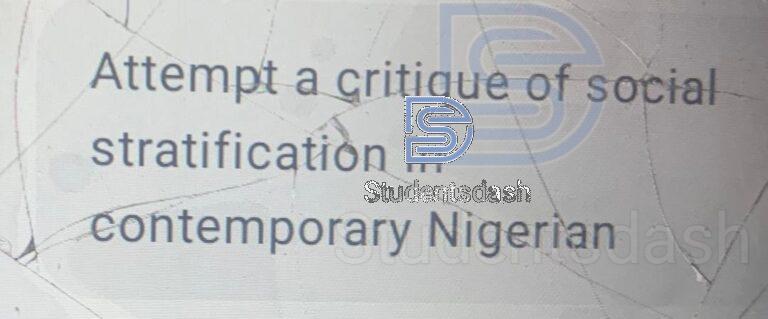 SOC 106 Assignment Questions and Answers