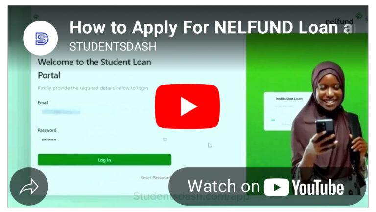 HOW TO APPLY FOR NELFUND LOAN