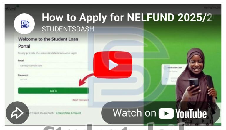 How to Apply for NELFUND 2025/2026 Session – Step-by-Step Guide