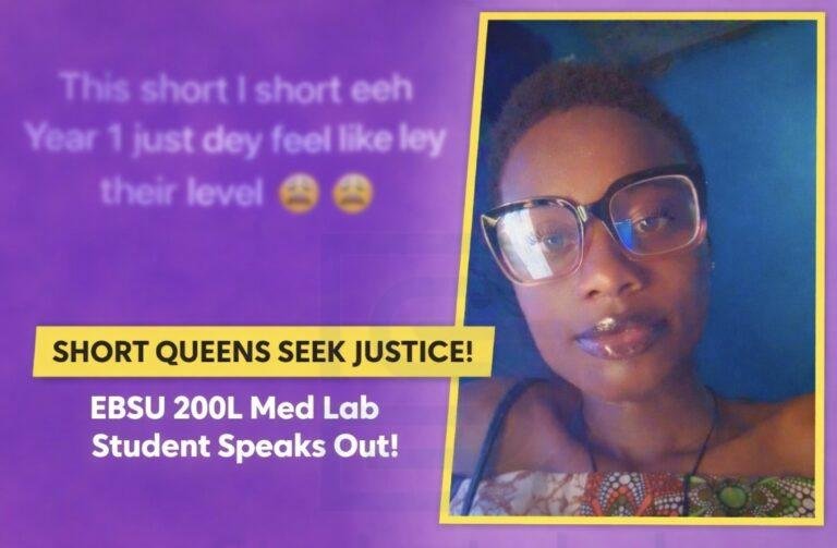 This Short I Am, Eeh…” – Eezee, a 200L Med Lab Student, Says the Struggle Is Real