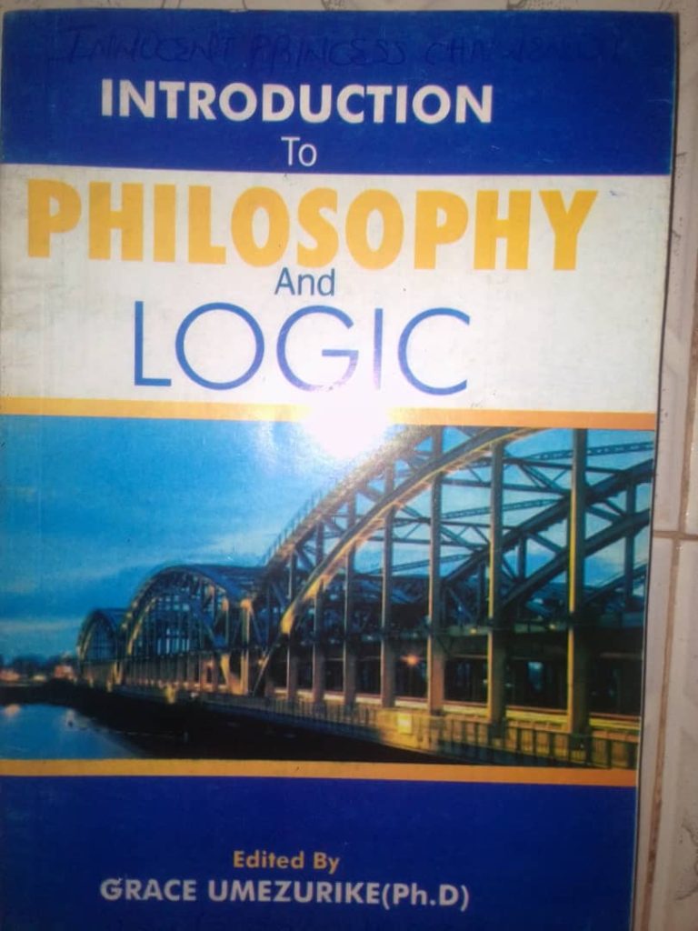 GST 102 INTRODUCTION TO PHILOSOPHY AND LOGIC ASSESSMENT