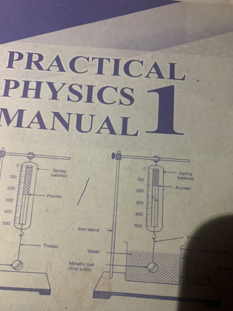 PHY 191 – Practical Physics Manual Question and Answers