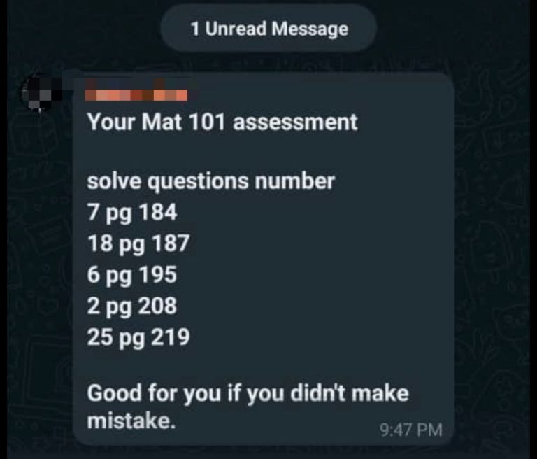 MAT 101 TextBook Assessment Solution