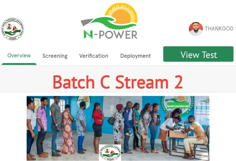 NASIMS Npower Stream 2 Batch C Latest News, Verification, Shortlisted Candidates