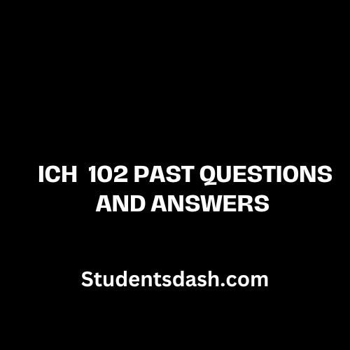 EBSU-CHEM 102 Past Questions and Answers