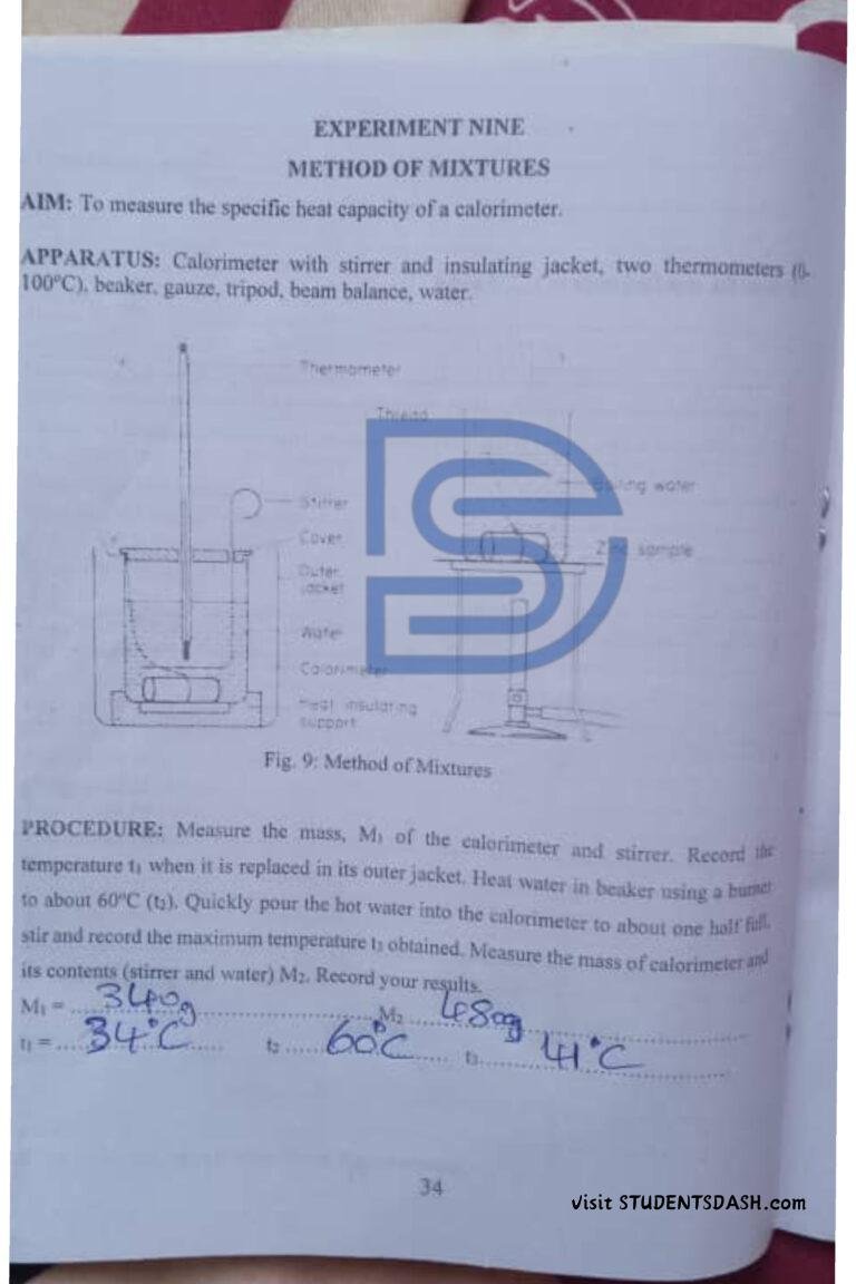 PHY 107 (PHY 191) Assessment Answers