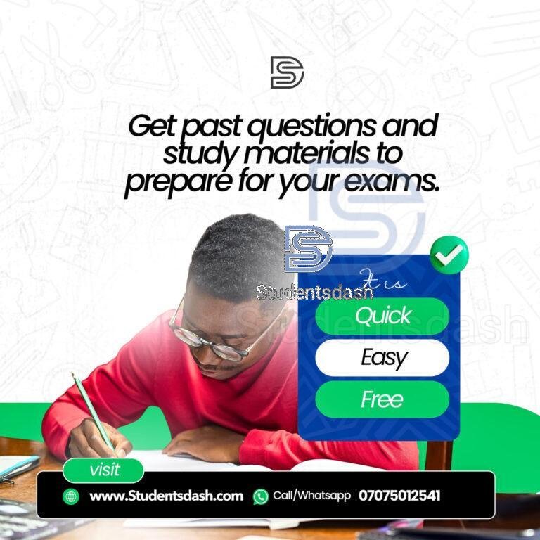 MAT 102 Quiz Past Questions and Answers