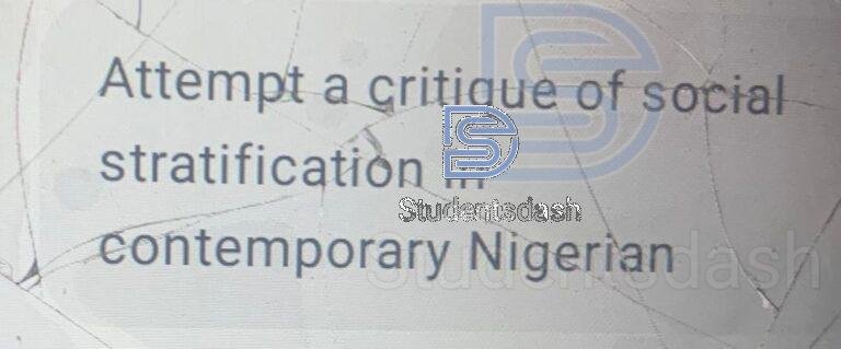 SOC 106 Assignment Questions and Answers