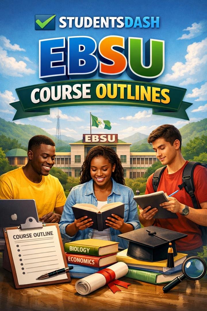 PHY 107 Course Outline for 100L Students – Ebonyi State University (EBSU)