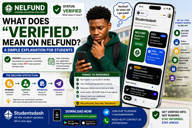 What Does “Verified” Mean on NELFUND? A Simple Explanation for Students
