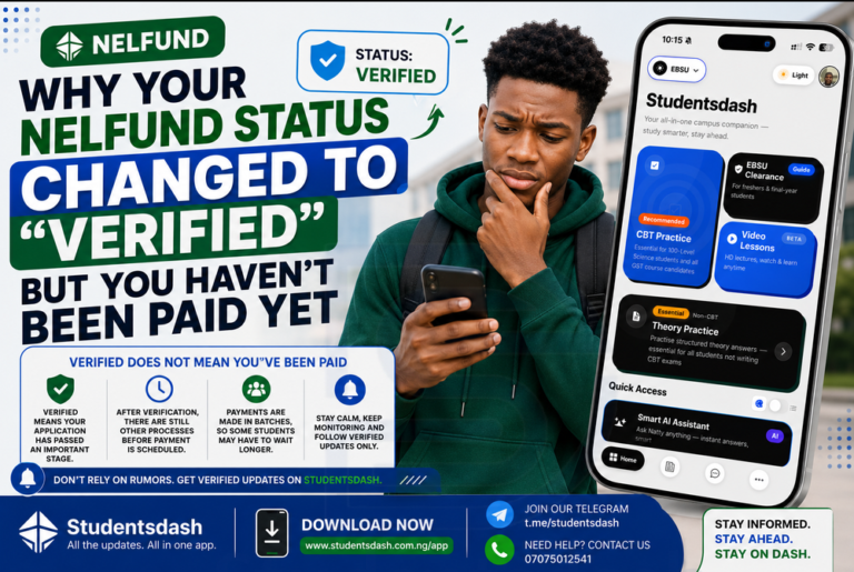 Why Your NELFUND Status Changed to “Verified” But You Haven’t Been Paid Yet