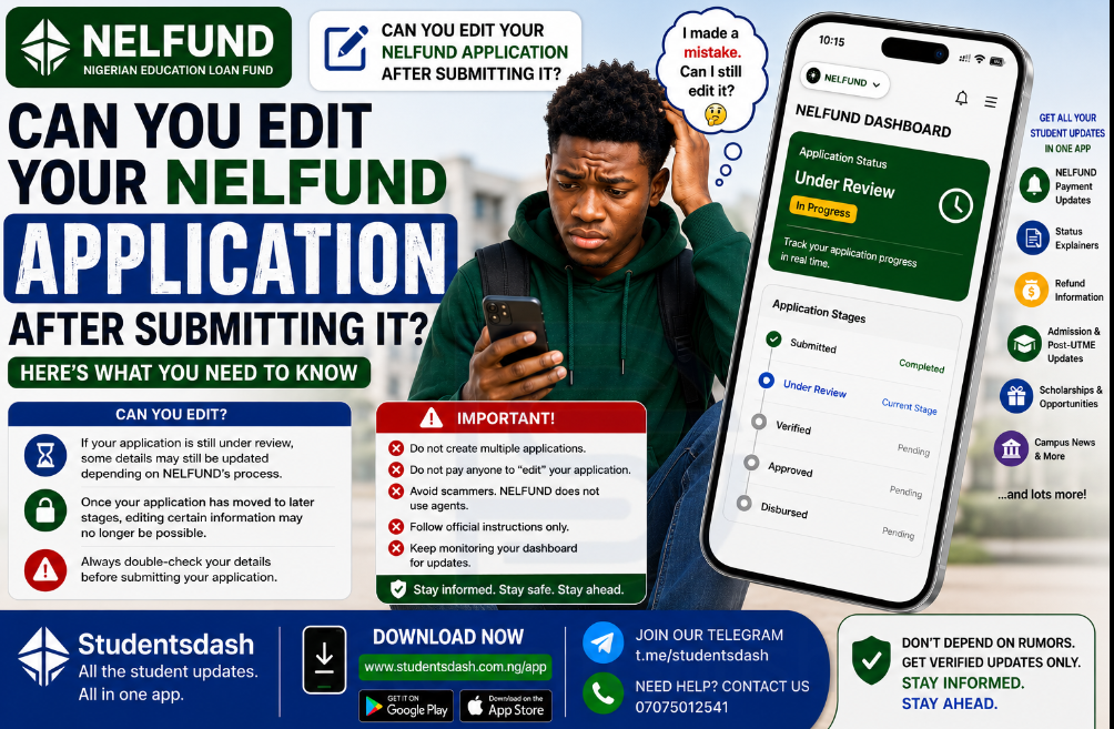 Can You Edit Your NELFUND Application After Submitting It?
