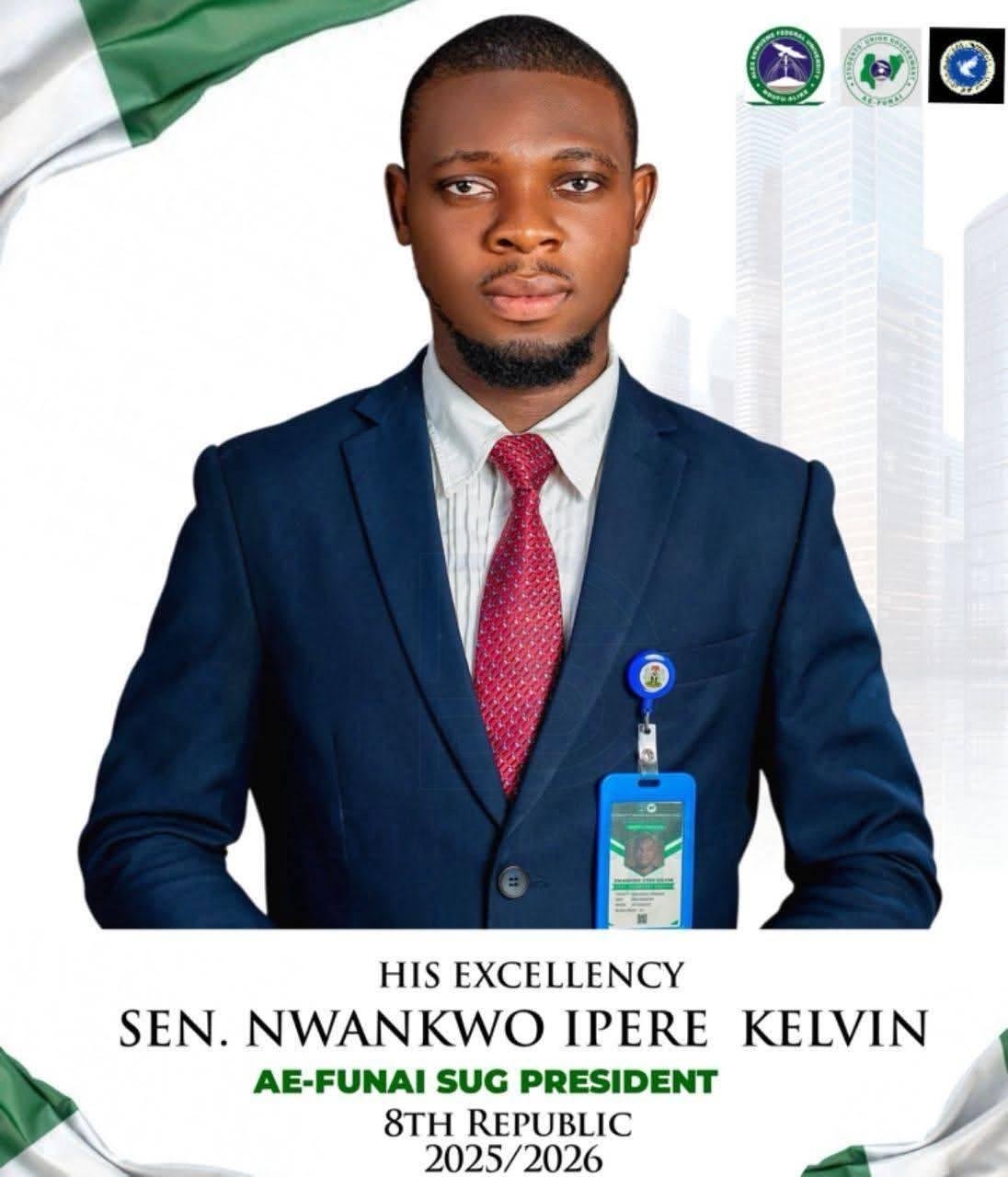 Sen. Nwankwo Ipere Kelvin (Onyendozi De Ultimate): A Young Leader Driven by Resilience, Advocacy and Service